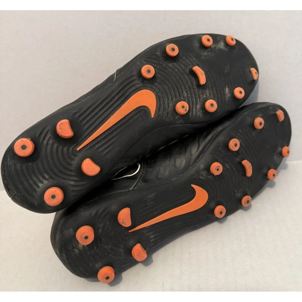 Nike Tiempo Legend Men's 8 Youth Black Running Soccer Cleats‎ Shoes AH7251-080